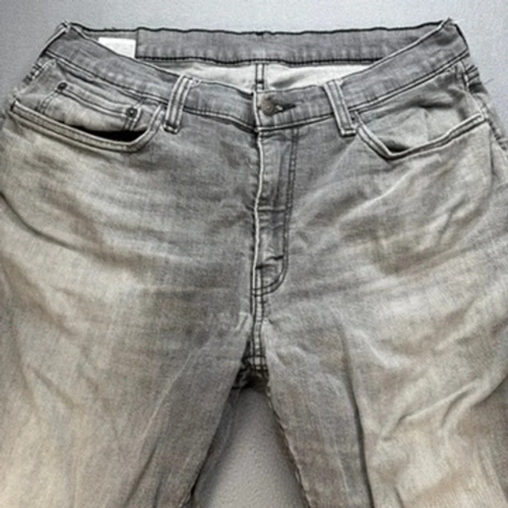 Levis 514 Denim Jeans Straight Fit 36x29 (FIT 33x27) Gray Stretch Casual Classic